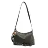 Bolsa Baguete Portátil Retro Coreana para Mulheres Inverno 2025 Nova Bolsa de Ombro Único Transversal Estilo Ocidental com Retalhos de Alta Qualidade