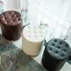 Banqueta de Armazenamento ao Lado da Cama, Banqueta de Troca de Sapatos Elegante e Criativa com Armazenamento, Banqueta de Sofá, Banqueta para Calçar Sapatos, Banqueta de Couro Onde se Pode Sentar