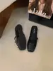 Mules cerrados de estilo delicado con lazo y lunares para mujer, nuevo modelo 2026, pantuflas planas sin cordones de suela blanda para uso exterior