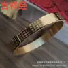Joyería de Amuleto Budista de Xizang, Dios Amarillo de la Riqueza, Pulsera de Acero de Titanio del Buda de la Medicina Azul, No se Desvanece, Varios Modelos Clásicos Disponibles, Venta al por Mayor desde Fabricantes