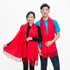 Bufanda Roja Personalizada Bufanda Roja Anual Regalo Bufanda Roja China Bufanda Roja Grande Bufanda con Logo Bordado Impreso Personalizado
