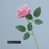 Veludo Simulado Rosa Haste Única Toque de Mão Flor Rosa de Veludo Decoração Suave para Casa Casamento Decoração de Flor Falsa Rosa Artificial Atacado