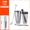 Set de Bartender Multifunción de Acero Inoxidable Coctelera de Metal para Vino