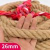 Cuerda de Cáñamo Grueso Shaoshuai Tejida a Mano Adorno Fabricación Estilo Retro Material DIY Cuerda Fina de Cáñamo Cuerda de Atar