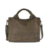 Bolso de axila con diseño retro personalizado de moda europea y americana, nuevo estilo primavera 2025, bolso de hombro y bandolera versátil y elegante para mujer