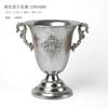 Plata Jarrón de Flores Clásico Maceta Retro Nostálgico Hierro Estilo Europeo Mesa de Boda Flor Adornos de Flores