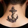 Tatuajes Temporales Cruzados Ancla Brújula Cruz Hierbas Impermeables de Larga Duración 7~15 Días Tatuajes para Brazos de Hombres y Mujeres