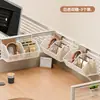 Armario con Espejo Cesta de Almacenamiento para Colgar Estante para Colgar Debajo del Armario con Espejo del Baño Organizador Artefacto de Almacenamiento sin Taladro