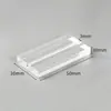 Soporte de Exhibición con Ranura para Tarjeta Transparente con Base de Acrílico Transfronterizo Placa de Número de Mesa para Restaurante Soporte con Base de Acrílico Venta al por Mayor