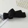 Pinza para el pelo de plátano con lazo de satén vintage para coleta alta, horquilla de giro con un toque de alta gama, accesorio para el pelo