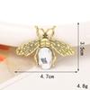 Accesorios creativos de joyería de abeja con gemas de aleación para bricolaje, accesorios para zapatos con agujeros, carcasa para teléfono móvil, material de taladro manual de belleza