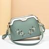 Bolso Shell para Mujer 2024 Nuevo Bolso para Madre de Mediana Edad Elegante Personalizado Moda Bordado Hombro Bandolera Bolso Pequeño