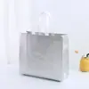 Bolsas No Tejidas Personalizadas, Bolsos Holográficos de Colores con Láser, Bolsas de Compras Coloridas para Publicidad Corporativa, Bolsas para Ropa Hechas a Medida con Logo