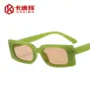 Moda europea y americana 2021 nuevas gafas de sol cuadradas con flores simples y cómodas gafas de sol ins gafas de sol de moda transfronterizas