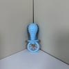 Brinquedo sonoro para morder dentes de cachorro de estimação, som de sino para cães médios e pequenos, bico, material TPR, proteção ambiental, resistente à mordida