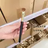 Pelo de Cola de Lobo Amarillo Cuadrado Pequeño Brocha para Sombra de Ojos Corrector Base Brocha de Detalle Lentejuela Especial Cangzhou Brocha de Maquillaje