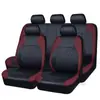 Funda Universal para Asiento de Coche de Cuero PU Acolchada Bordada Estilo Cuero Cojín para Asiento de Coche Funda Completa para Asiento Comercio Exterior Venta al por Mayor Transfronteriza