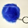 Fabricante 8cm Imitación Piel de Conejo Bola Colgante para Bolso Colgante Creativo Llavero de Bola de Pelo Colgante para Mochila Escolar de Estudiante