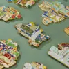 Guochao Creativo Ciudad de Guizhou Wenchuang Pegatinas Metálicas para Refrigerador Punto de Referencia de Guizhou Turismo Pegatinas Magnéticas Pegatinas para Refrigerador en stock Venta al por mayor