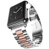 Pulseira sólida de metal de aço inoxidável de três esferas para relógios Apple8/7/6/5/4gt3 Huawei Samsung Jiaming