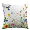 Funda de Almohada Cruzada Tk Amazon Más Vendida de Flores, Pájaros y Mariposas para Oficina y Dormitorio, Personalizable al por Mayor