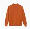 Suéter de punto de cuello medio para mujer, venta al por mayor transfronteriza, otoño e invierno, top de talla grande, artículo popular de exportación para capas base
