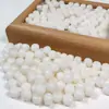 Jade Branco Bodhi Contas Espalhadas Contas Redondas Contas Cilindricas Contas Maçã Bodhi Artesanal Acessórios DIY Contas de Buda Material de Contas Atacado