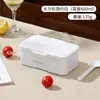 Caja de almacenamiento sellada de plástico de grado alimenticio para estudiantes y oficinistas, ligera y adecuada para llevar el almuerzo, apta para microondas y aislada