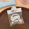 Novo e fofo prendedor de cabelo e elástico de cabelo de urso de pijama para meninas, prendedor versátil sem costura para penteados altos, rabos de cavalo e elásticos de telefone