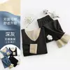Conjunto de Roupa Íntima Térmica de Lã Dupla Face para Mulheres, Roupa de Camada Base de Outono e Inverno para Casais, Conjunto de Casal no Atacado do Fabricante