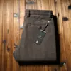 Calças masculinas de veludo cotelê para outono e inverno, soltas, retas, forradas com fleece, veludo cotelê grosso, cintura média-alta, calças casuais de negócios