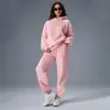 Conjunto de sudadera con capucha y bloques de color para mujer, casual, suave y cómodo, pantalones jogger, conjunto deportivo para correr al aire libre