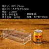 Caja Rectangular de Plástico Transparente con Tapa, de Grado Alimenticio, para Regalo, Joyería, Almacenamiento, Exhibición, Caja Acrílica