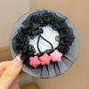 Malla para el Cabello de Niña Recogido de Baile Bolsillo Invisible para el Cabello de Niña Tocado de Flor Cabeza de Bola Accesorios Fijos para el Cabello Accesorios para el Cabello de Niñas