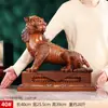 Estatua de Cobre Fundido a la Cera Perdida de Ksitigarbha en su Montura del Monte Jiuhua, Pieza Artesanal de Bestia Sagrada para Decoración del Hogar y la Oficina