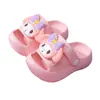 Zuecos de Dibujos Animados de EVA para Niñas, Chanclas Cerradas Antipatadas de Verano para Niños, Sandalias de Playa Antideslizantes para el Hogar y el Exterior