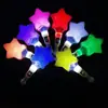 Palito Fluorescente Estrella de Concierto Estrella de Cinco Puntas Cabeza Luminosa Azul Diadema Luminoso Palo de Destello Accesorios de Apoyo para Fiesta