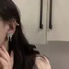 Brincos em Formato de Coração com Design Brilhante e Fofo, Dois Estilos com um Toque de Luxo, Presilhas de Orelha de Estrela Brilhantes e Fofas para Mulheres