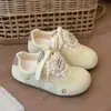 Zapatos Blancos para Mujer 2026 Nuevos Zapatos Primavera Verano Casuales Zapatos de Tabla Retro Versátiles de Suela Plana Zapatos Deportivos de Entrenamiento Alemán Moda