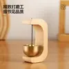 Campainha de porta estilo dopamina, uma campainha de madeira para a entrada, apresentando um novo design estilo chinês com fixação magnética, servindo como um pequeno sino para alertá-lo quando alguém entra