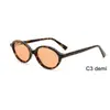 Gafas de sol de acetato de alta gama estilo nuevo, gafas de sol unisex de moda retro transfronterizas, gafas polarizadas para mujer con montura ovalada