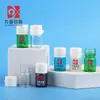 Botella Pequeña de Vidrio con Líquido Esencial de 2 ml, Botella de Aceite Esencial para el Cuidado del Cabello, Ampolla de Tamaño de Prueba, Botella Desechable, Material de Empaque Cosmético