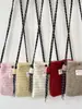 510223 Bolso de Felpa Nuevo de Invierno para Teléfono Móvil, Bolso de Hombro Cruzado Informal, Bolsa de Compras para Mujer