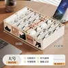 Caja de Almacenamiento para Cargador y Cable de Datos Hogareña de Escritorio Compartimentada Gran Capacidad Artefacto Organizador de Cables Caja de Gestión de Cables