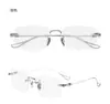 Gafas de Lectura para Mujer, Luz Antiazul, Alta Definición, Ultraligeras, para Mediana Edad y Mayores, con Brillo, Sin Montura, Modernas, Estilo Retro para Mujer