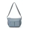 Bolso bandolera casual versátil de tela Oxford para mujer, diseño multicapa con múltiples bolsillos, ligero y duradero, adecuado para viajar, para madres de mediana edad