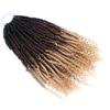 Peluca de ganchillo para comercio exterior de fibra química europea y americana Bomb Twist, peluca BT de trenzas sucias hechas a mano, moda africana para mujer