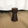 Candelabro de madera retro pequeño tjj vela Corea del Sur ins decoración de escritorio hogar base de vela de tronco foto
