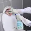 Guantes domésticos degradados, impermeables, antideslizantes, guantes de goma duraderos para lavar platos, limpieza de cocina, uso doméstico, en stock para venta al por mayor