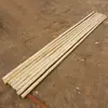 Bastón de Artes Marciales con Cabeza de Cuero y Cola Engrosada, Bastón de Exhibición Hecho de Madera de Cera Blanca, Bastón Largo, Bastón Autoseleccionado, Bastón de Competición, Usado para Competición de Cinturones de Artes Marciales
